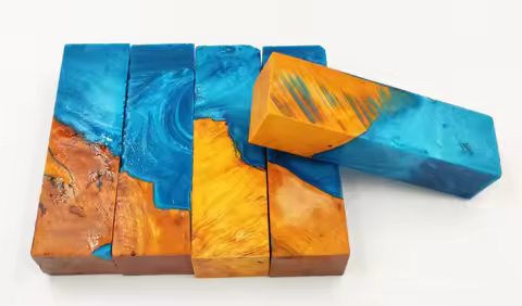 35X24X120MM Pen Blank resin with wood