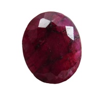 21.80 Ct Natural Oval Cut Red Beryl (Bixbite) Loose Gemstone Certified