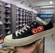 黑色低筒 Converse Chuck Taylor All-Star 1970s Low. Comme des Garcins PLAY