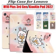 Cute Cartoon Design For Lenovo XiaoXin Pad 2022 / Tab M10 Plus 3rd Gen 10.61" Tablet Case TB-125FU TB-128FU TB128XU High Quality PU Leather Shell Casing Flip Stand Cover