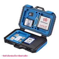 Puluz PU5004 22in1 Memory Card Reader กล่องเมมโมรี่การ์ด การ์ดรีดเดอร์ 3CF 7SD 6TF ความเร็ว 5Gbps