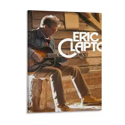 Eric Clapton Sit Canvas Paintings Wall Mural Cinema Custom Mural Painting Tin sign Posters