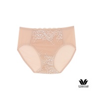 Wacoal Panty กางเกงในรูปแบบ Half ตกแต่งด้วยผ้าลูกไม้ รุ่นWU3C22