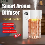 NEW! Digital Display Smart Air Freshener Automatic Aroma Sprayer Essential Oil Diffuser Aroma Spray Dispenser Aroma Diffuser Air Purifier Deodorization Home Hotel Toilet Restroom
