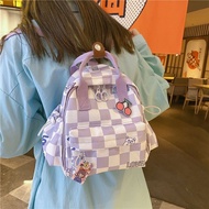 Backpack mini bag for women 2022 cute soft girl mini bac双肩包mini小包女2022可爱软妹迷你小背包百搭小众大学生书包10.9