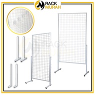 WIRE MESH WITH STAND RAK JARING BESI / NETTING FRAME DISPLAY RACK SHOES , ETC