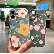 For Vivo Phone Case Y200 Y20 Y20s Y12s Y12A Colorful Flower Y17 Y12 Y15 Y11 Y12i Y15A V40 V40PRO