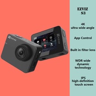 EZVIZ S3 Sports Camera 4K HD Ultra Wide Angle Outdoor Camera Bluetooth/Waterproof/256G/1160mAh Sport