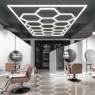 Hexagon Garage Light Hair Salon Gym car wash Ceiling Light 240V Led Tube