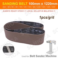 [Ready Stock] Sanding Belt 100mm x 1220mm (4" x 48") - 1pc / for Sanding Machine Sander 100*1220mm b