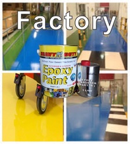 HEAVY DUTY EPOXY ( 5L ) Two Pack Epoxy Floor Paint CAT LANTAI BERKUALITI HEAVY DUTY