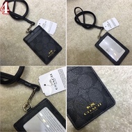 Terbaru Ready Lanyard Coach Dompet Tag Kartu Nama Merek Coach Original