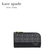 Kate Spade New York กระเป๋าสตางค์รุ่น Spade Flower Small Slim Bifold Wallet KI676 001 สี Black Multi