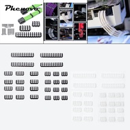 [Phenovo] 24 Pieces Cable Comb GPU 6 Pin 8 Pin Motherboard 24 Pin 3 Types PC Cable Ties