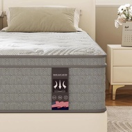 Queen Size Mattress 14 Inch, Gel Memory Foam Mattress With Individual Pocket Springs, Hybrid Mattres