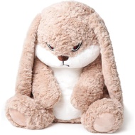 Magic Lion 19.6 inch Bunny Stuffed Animals, Soft & Cute Rabbit Plush Toys, Grumpy Bunny Plush, Rabbi