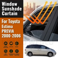 For Toyota Estima Previa RX30 RX40 2000-2006 Front Rear Side Window Magnetic Sunshade Heat UV Protec