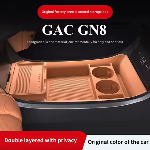 2025 For GAC GN8 Silicone Center Console Below Storage Box Central Control Organizer Mat Car Interio