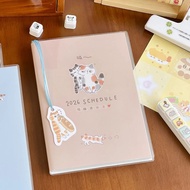 2026 Tanuki Cat Cute Notebook Agenda 2026 Calendar Coloring Pages Schedule Book Cartoon Notebook Pla