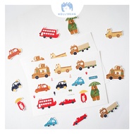 [HANDMADE]SUN SUN DUCK Handmade Sticker Minimalist Cute Design Kiss Cut Sticker DIY Sticker