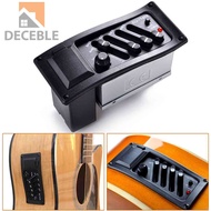 4-Band Eq Equalizer Piezo Pickup Eq-7545R Acoustic Guitar Preamp Tuner