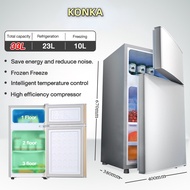 2 door refrigerator  Energy Conservation Mini Mute freezer 80L Home/commercial雙開門冰箱