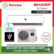 SAVE 4.0 [KL &amp; SELANGOR ONLY] SHARP AHXP10YMD (1.0HP) / AHXP13YMD (1.5HP) J-Tech Inverter Plasmacluster Air Conditioner Air Cond - Delivered By Seller
