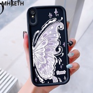 MHKEID Case For Xiaomi Redmi 9i 9a 9t 9 Power Creative Butterfly Wing Design Phone