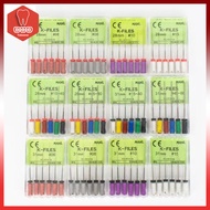 6Pcs/box Dental Stainless Steel K-File 21mm/25mm/28mm/31mm Hand Use K Files Endodontic Instrument