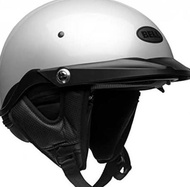 BELL HELMET HELM BELL PIT BOSS PEARL WHITE OPEN FACE CRUISER ORIGINAL