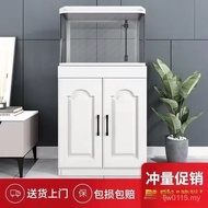 One Household Water-Free Simple Whole Set Small with Cabinet Ecological Aquarium Hot Bending Goldfis