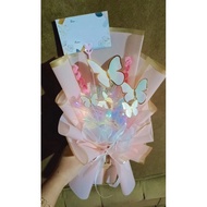 Butterfly graduation bouquet/ pink butterfly bouquet butterfly birthday bouquet