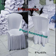sarung/bungkus kursi putih untuk kursi napoli plastik &amp; merek kursi