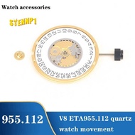 955.112 Movement V8 ETA955.112 955112 Quartz Watch Movement with Calendar Plate High-Precision Mechanical Watch Movement Accessories