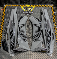 Dàn áo xe Sirius 50/110cc Full Trắng Nhựa ABS cao cấp Tặng Tem PVC 3 Lớp Y Mẫu