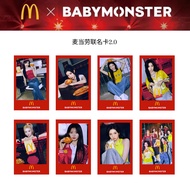 Kpop BabyMonster Advertising Endorsement Small Card ASA Collectible Cards