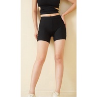 Stretchy cotton biker shorts
