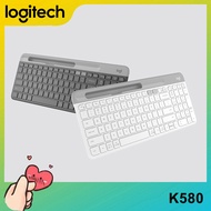 [Readyเพื่อส่ง] Logitech K580 2.4แป้นพิมพ์ไร้สายกิกะเฮิรตซ์Ultra-บางแป้นพิมพ์สำนักงานUnifyingโหมดบลูทูธคู่สำหรับPCแล็ปท็อปสมาร์ทโฟน