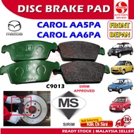 S2U Disc Brake Pad Front Mazda Coral AA5PA AA6PA Brek Pad Kereta C9013