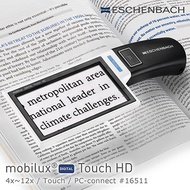 【德國 Eschenbach 宜視寶】mobilux DIGITAL Touch HD 4x-12x 4.3吋觸控螢幕手持型可攜式擴視機 可接電腦 16511 (公司貨)