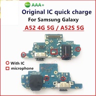 For Samsung A52 A52S A525F A526B A528b Charging board usb Charger Dock Port flex cable