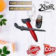 Barang antik 2pcs Combong pita merah & Minyak misik pusaka kuno tradisional