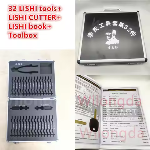 Unlock the Power of Car Lock Repair - 32pc 2-in-1 LiShi Tool Set + Free Lishi Cutter