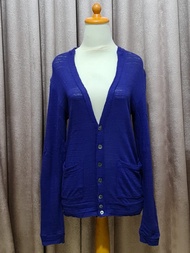 Preloved Cardigan Rajut Biru