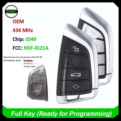 DIYKEY OEM Smart Key Remote Fob For BMW 3 5 6 7 X3 X5 X7 G Series G20 G30 G32 G11 2015-2019 ID49 Chi