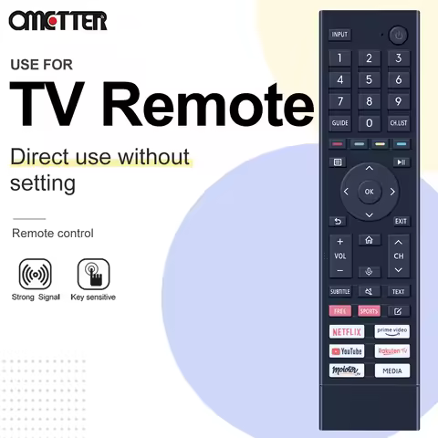 ERF3H80H Voice Original Remote Control For Hisense 43A7GQ 50A7GQ 55A7GQ 65A7GQ 4K HD Flat-panel LCD