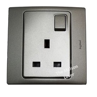 Legrand Mallia 13A Single Socket Outlet