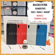 MERAH HITAM Backcover backdoor samsung a02/ a022/a022f Back cover Back Case cover Battery cover sams