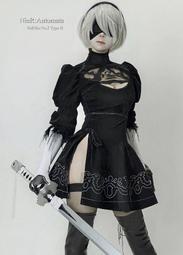 尼爾 自動人形 2B COS服裝 假髮 鞋 cosplay 出租 衣服 NieR 2b 妮姬 NIKKE