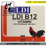 LDI VITAMIN B12 FOR GAMEFOWL (1 BOX/100 TABLETS)